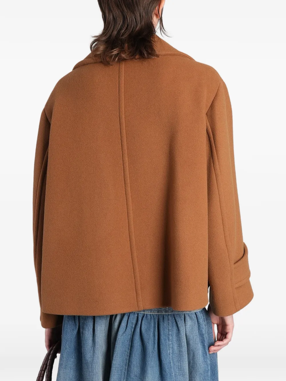 Chloé Sailorjas met dubbele rij knopen Bruin