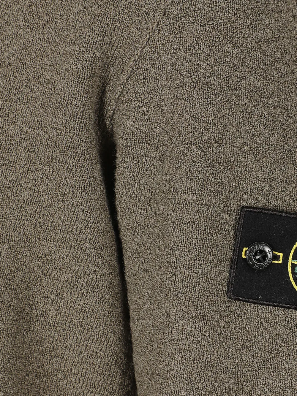 Stone Island Trui met logopatch Grijs