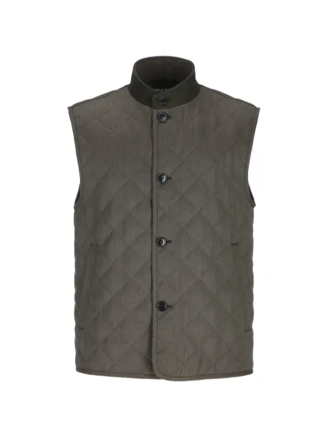 Zegna quilted high-neck gilet