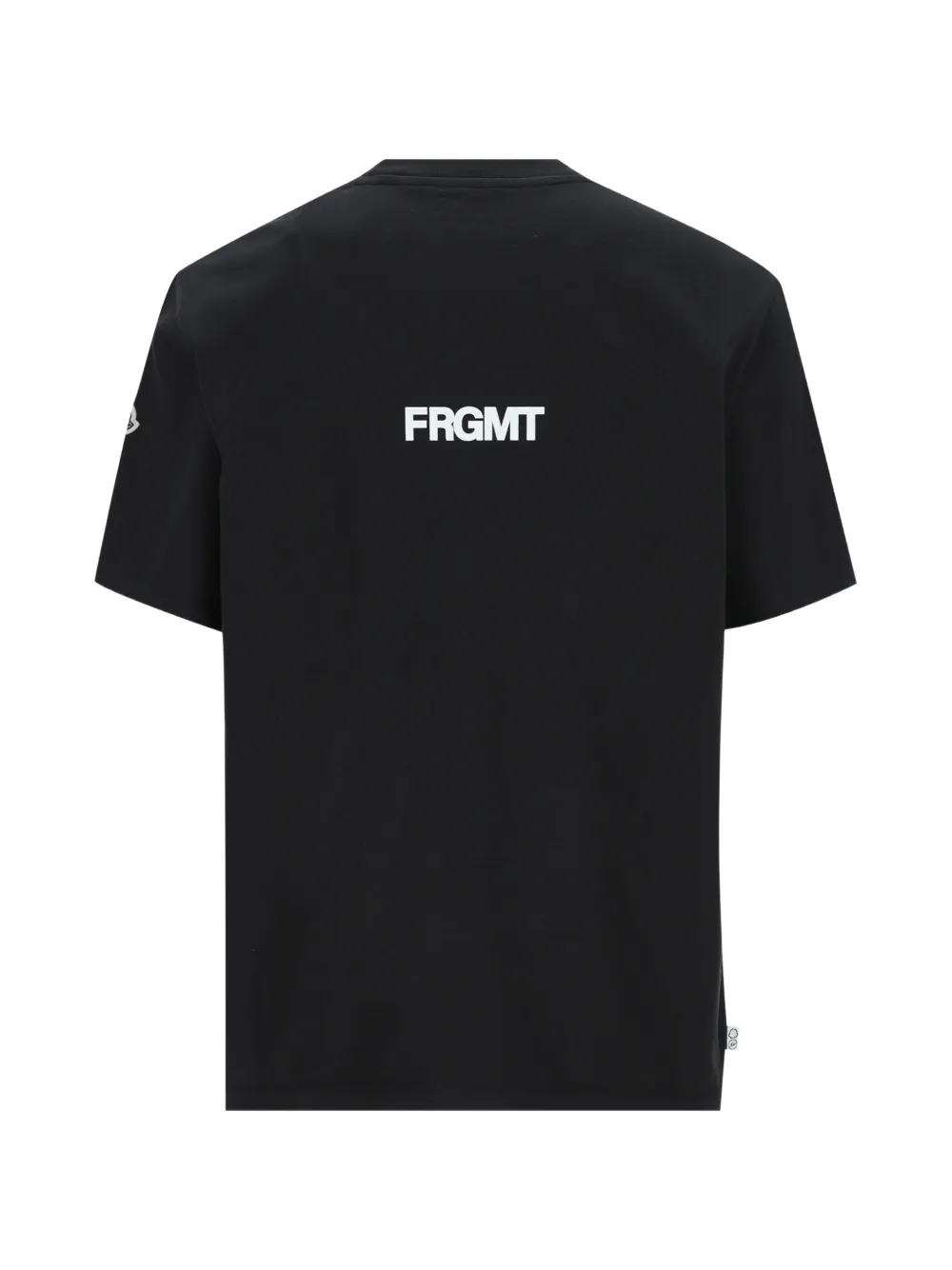 Moncler x Fragment cotton T-shirt Zwart