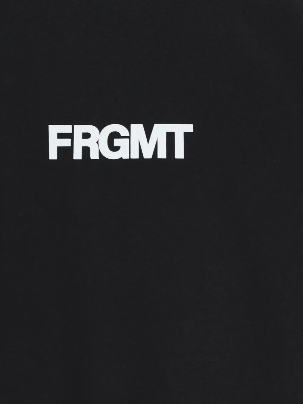 Moncler x Fragment cotton T-shirt Zwart