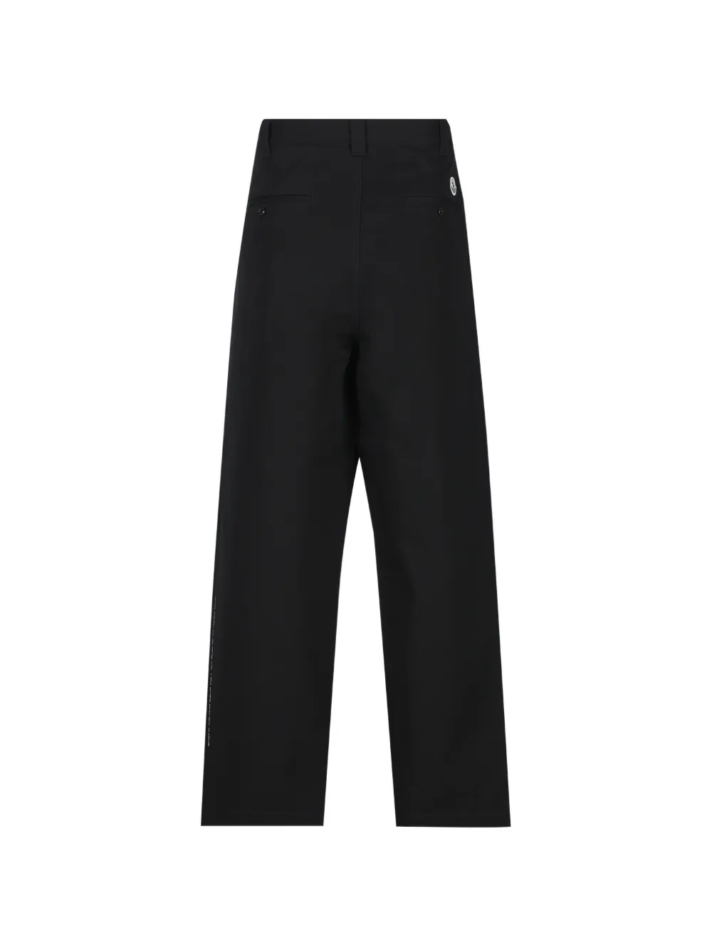 Moncler x Fragment cotton trousers Zwart