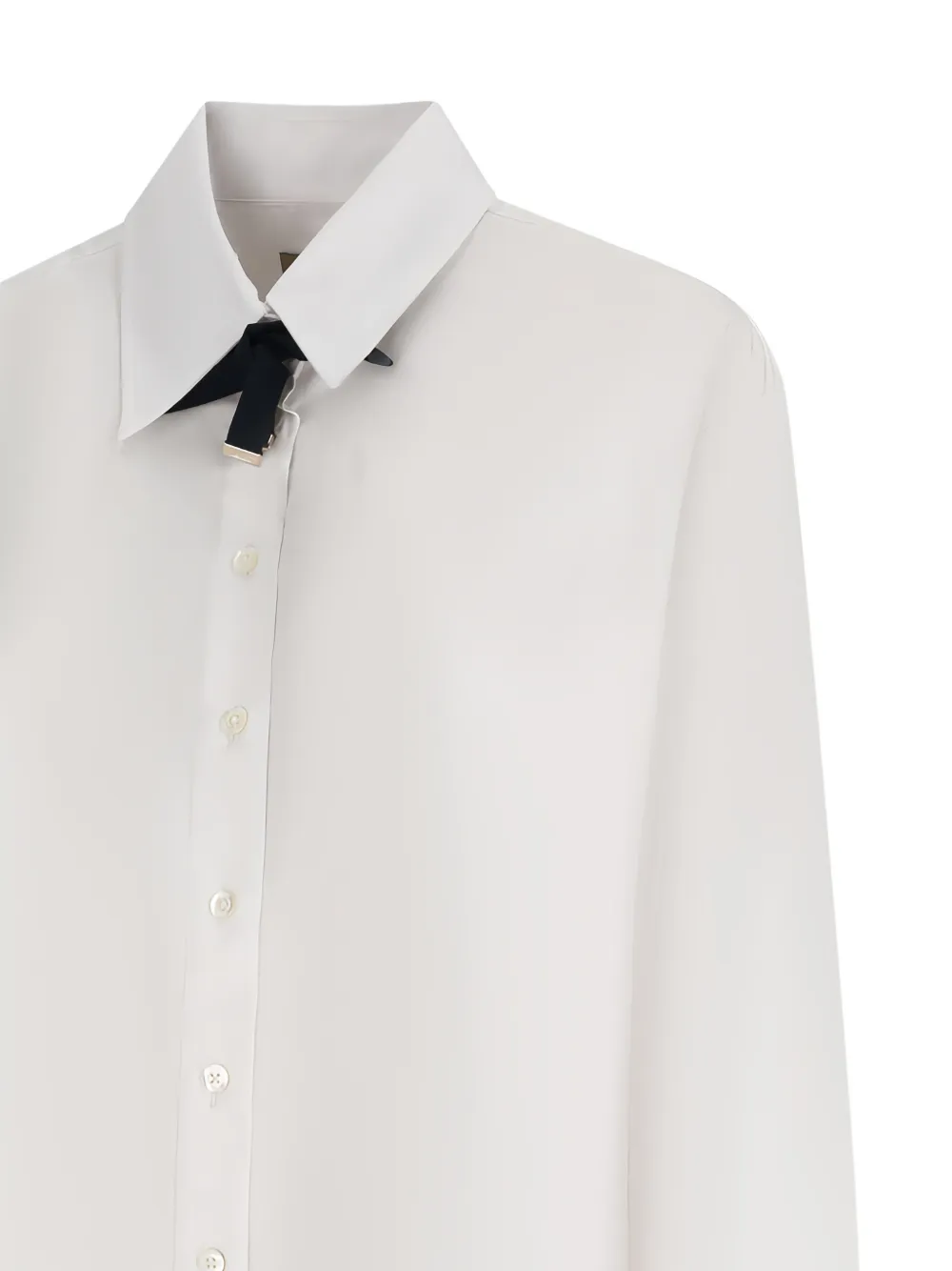 Herno Jurk met strikdetail Wit