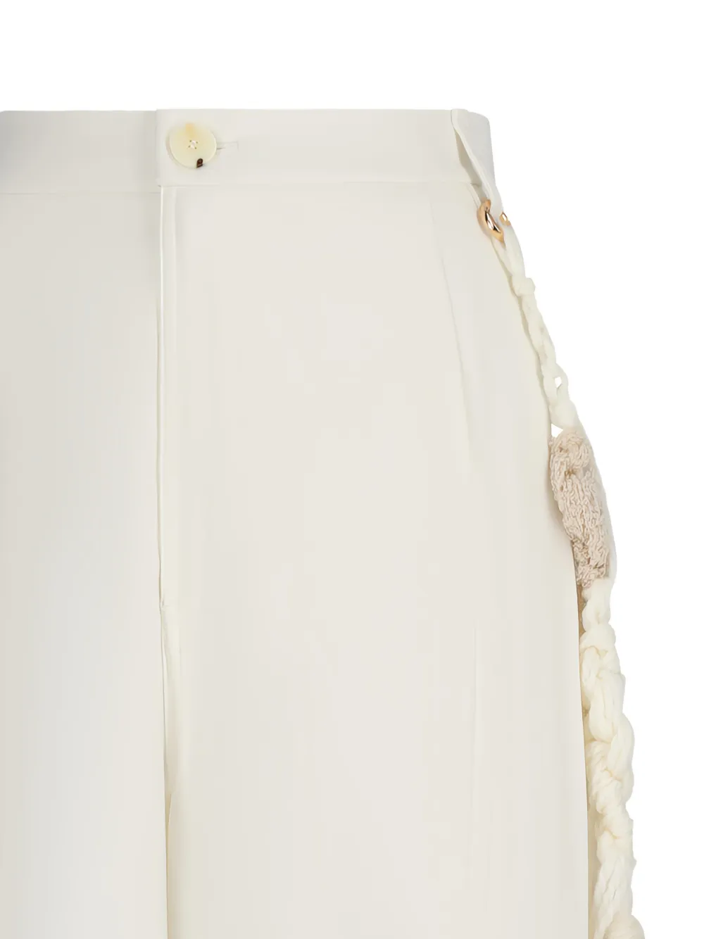 DARKPARK Phebe wide-leg trousers Wit
