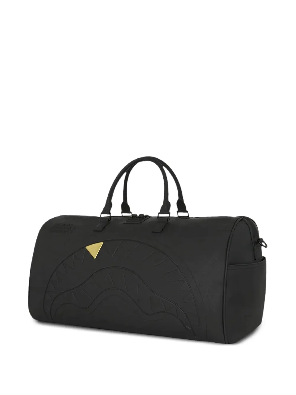 Sprayground Borsone goffrato The Golden Fang - Nero