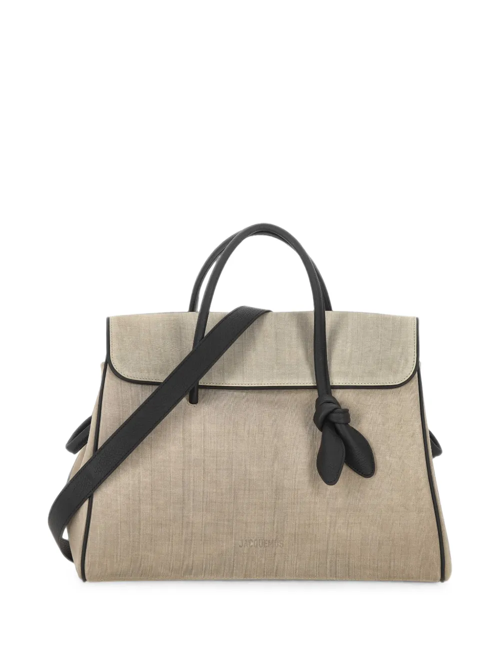 Jacquemus The Turismo Made in Italy zachte shopper. Beige