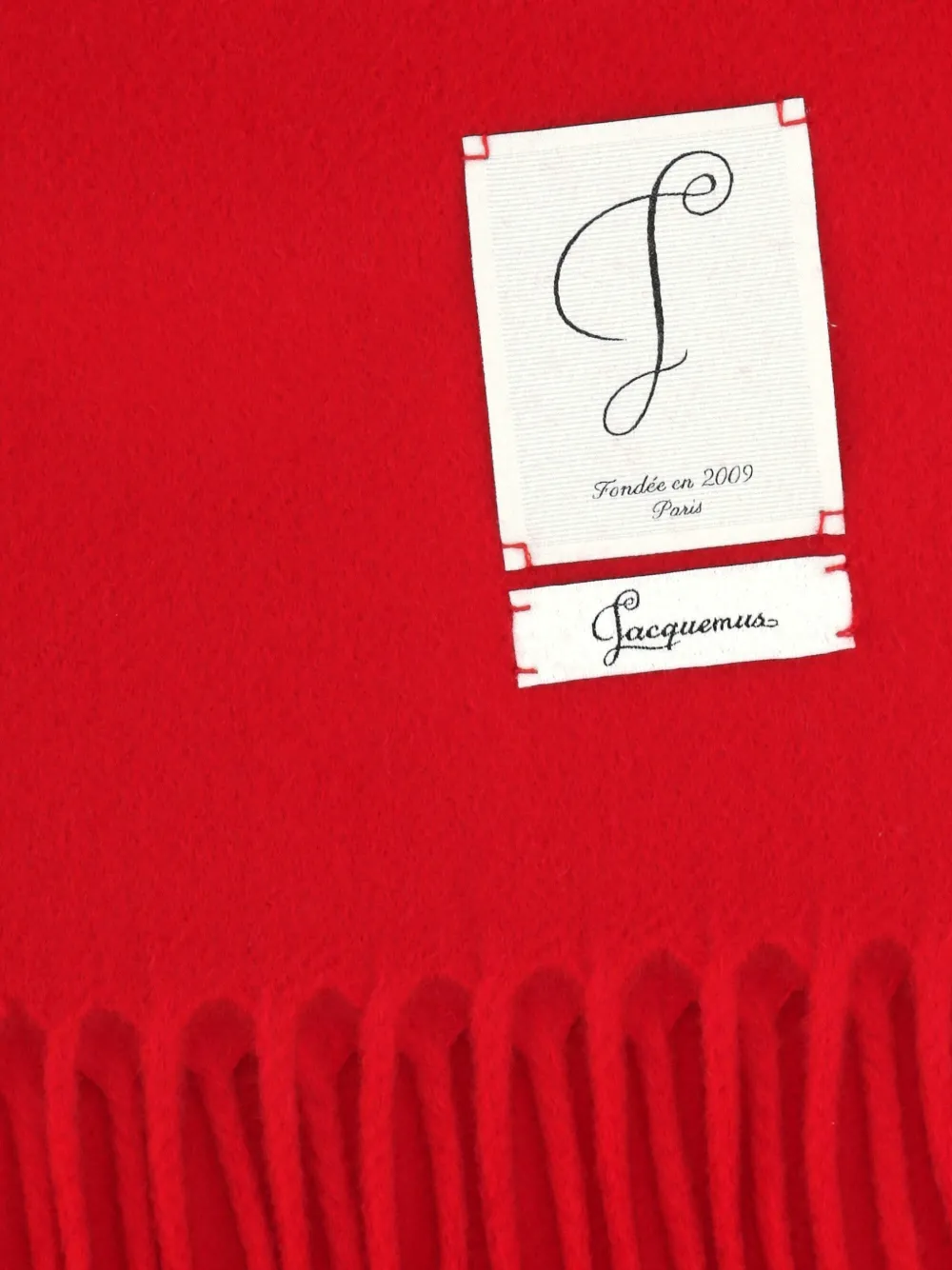 Jacquemus The Cavallo sjaal Rood