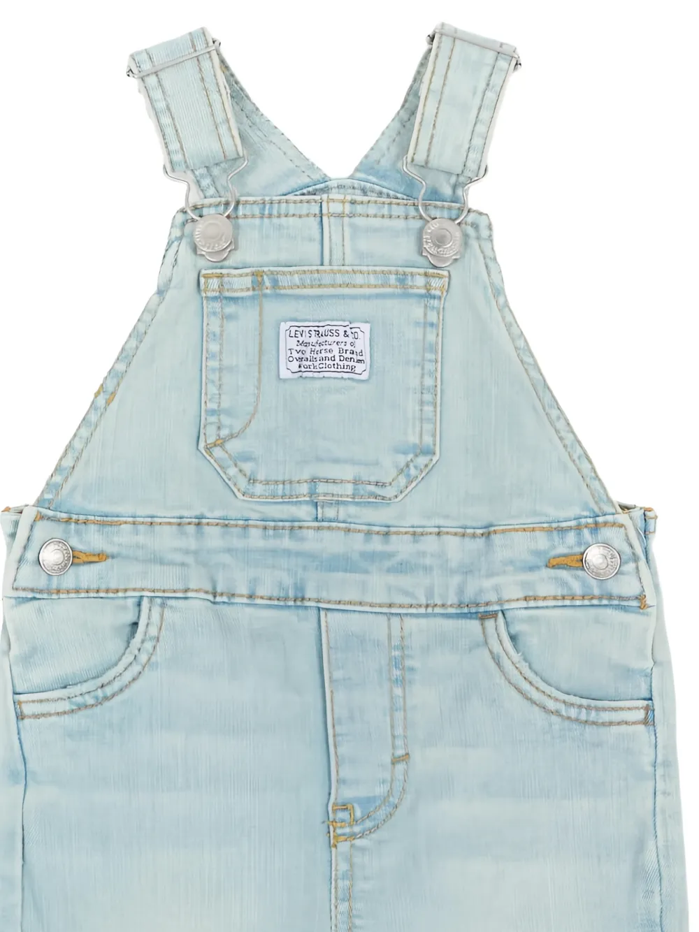 Levi's Kids Tuinbroek met logopatch Blauw