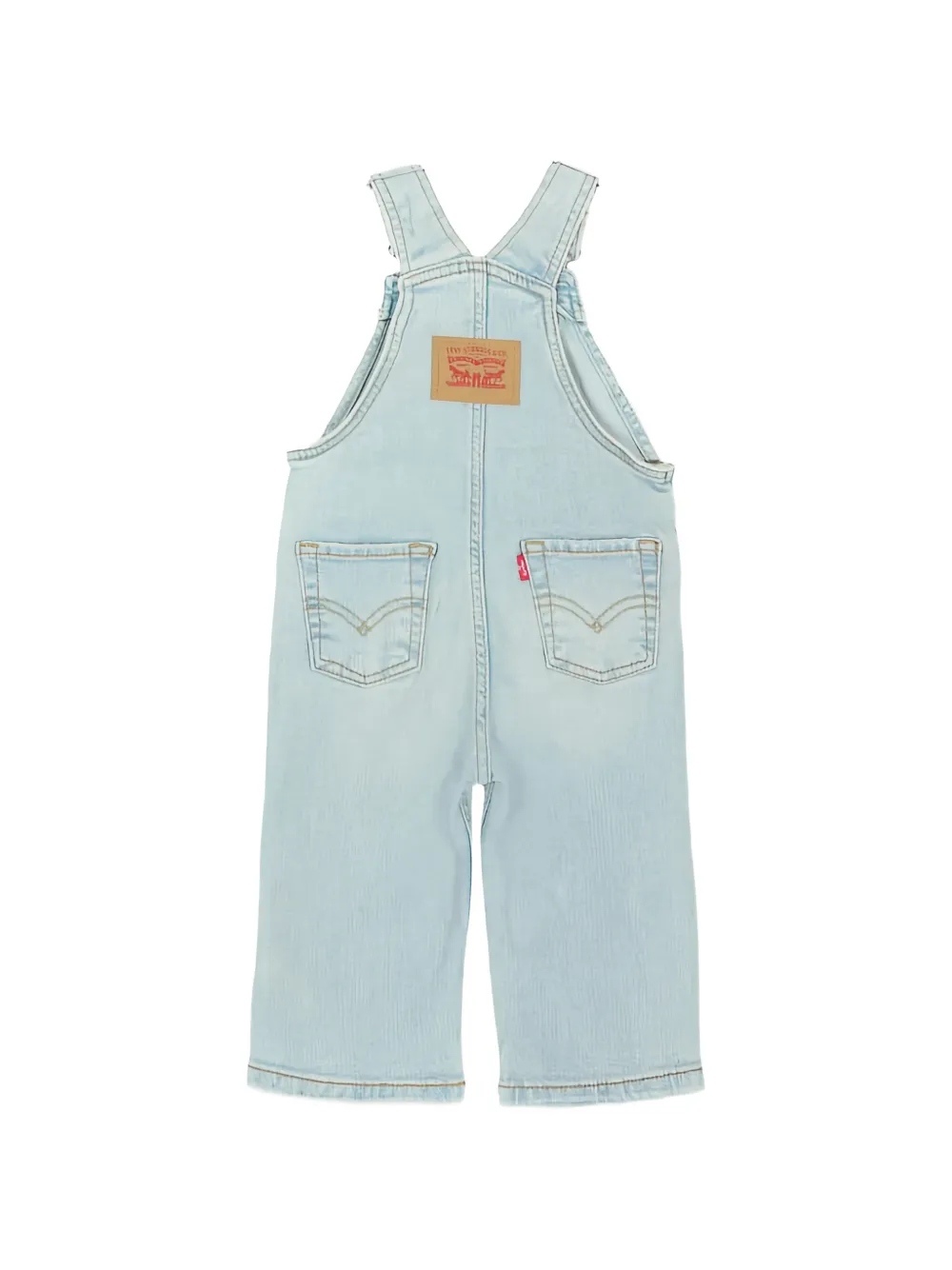 Levi's Kids Tuinbroek met logopatch Blauw
