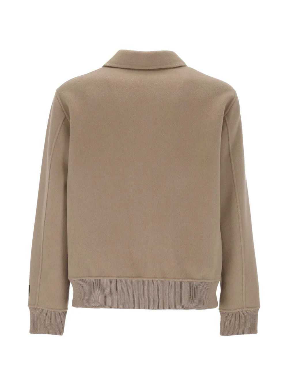 ON THE BUND Bomberjack met rits Beige