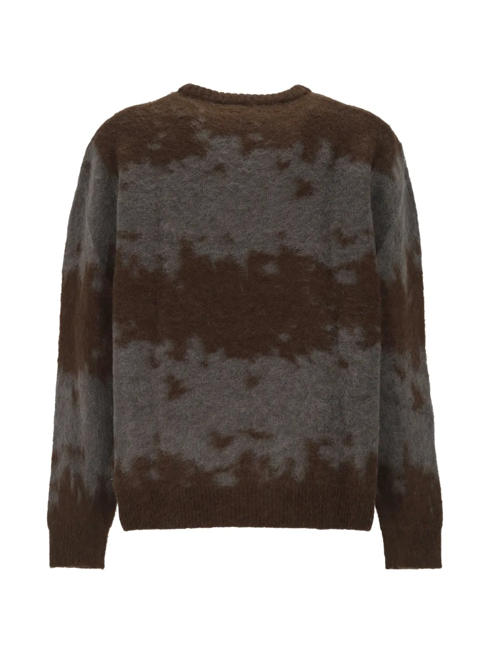 Gramicci Mohair trui van mohairblend met spatten-patroon Bruin