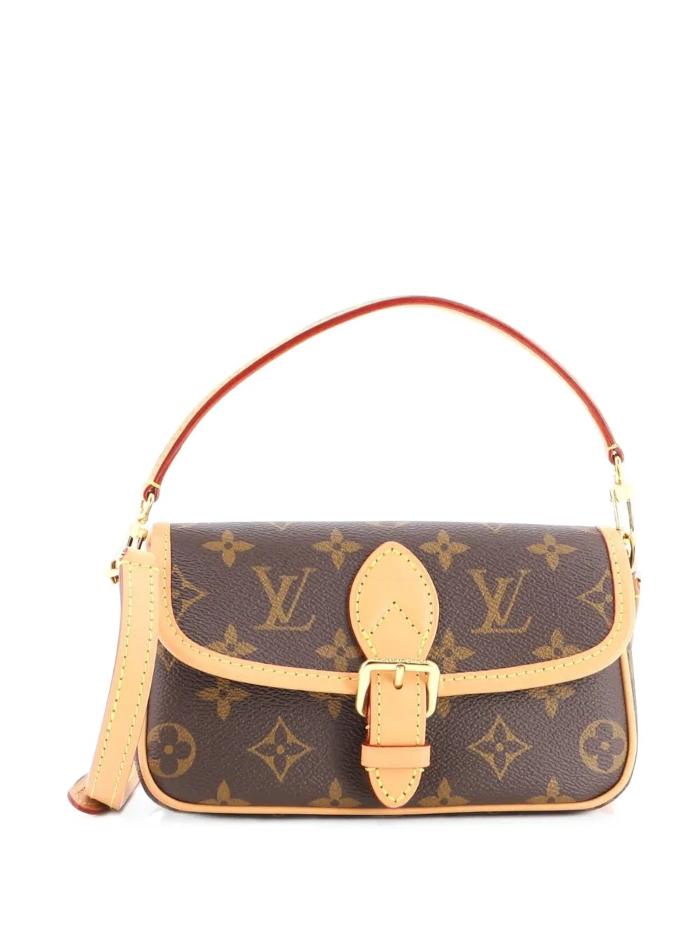 Louis Vuitton Pre-Owned Diane NM Handbag Monogram Canvas Nano shoulder bag - Marrone