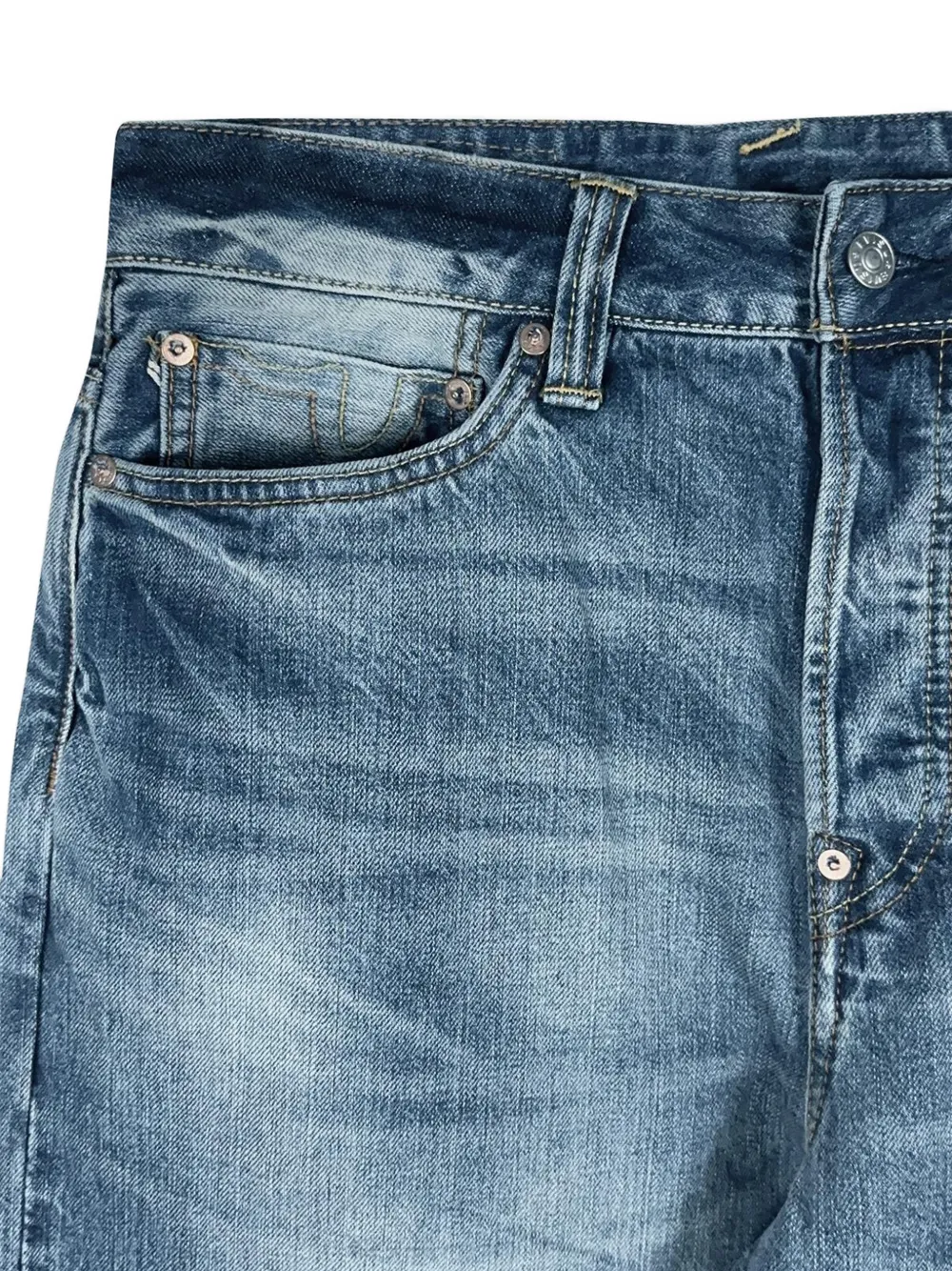 EVISU Daicock print jeans Blauw