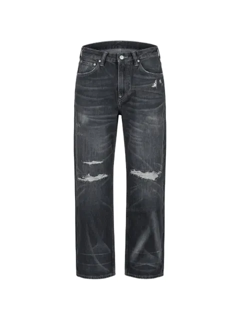 EVISU distressed 5P jeans