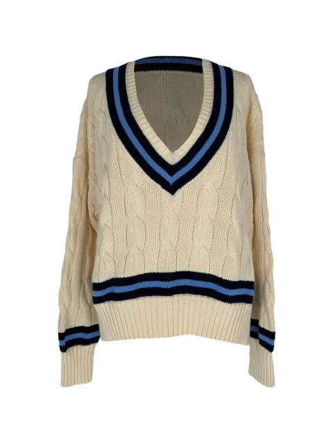 Ralph Lauren Vintage jersey Cricket de punto de ochos 2020