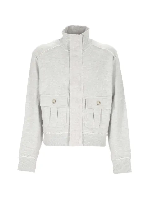 ENTIRE STUDIOS Supply button-pocket zip-up sweatshirt