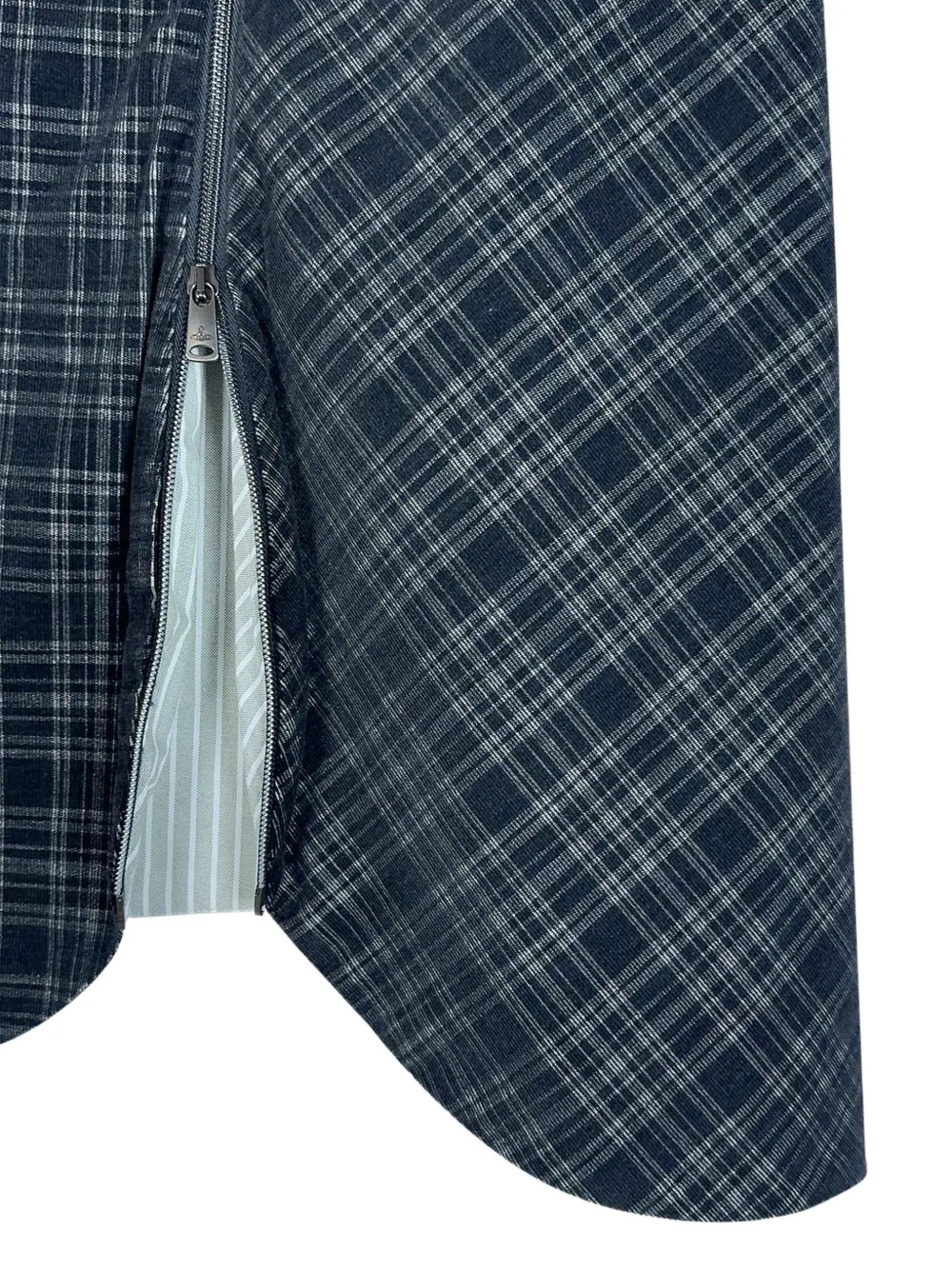 Vivienne Westwood Aperitive check-print skirt Blauw