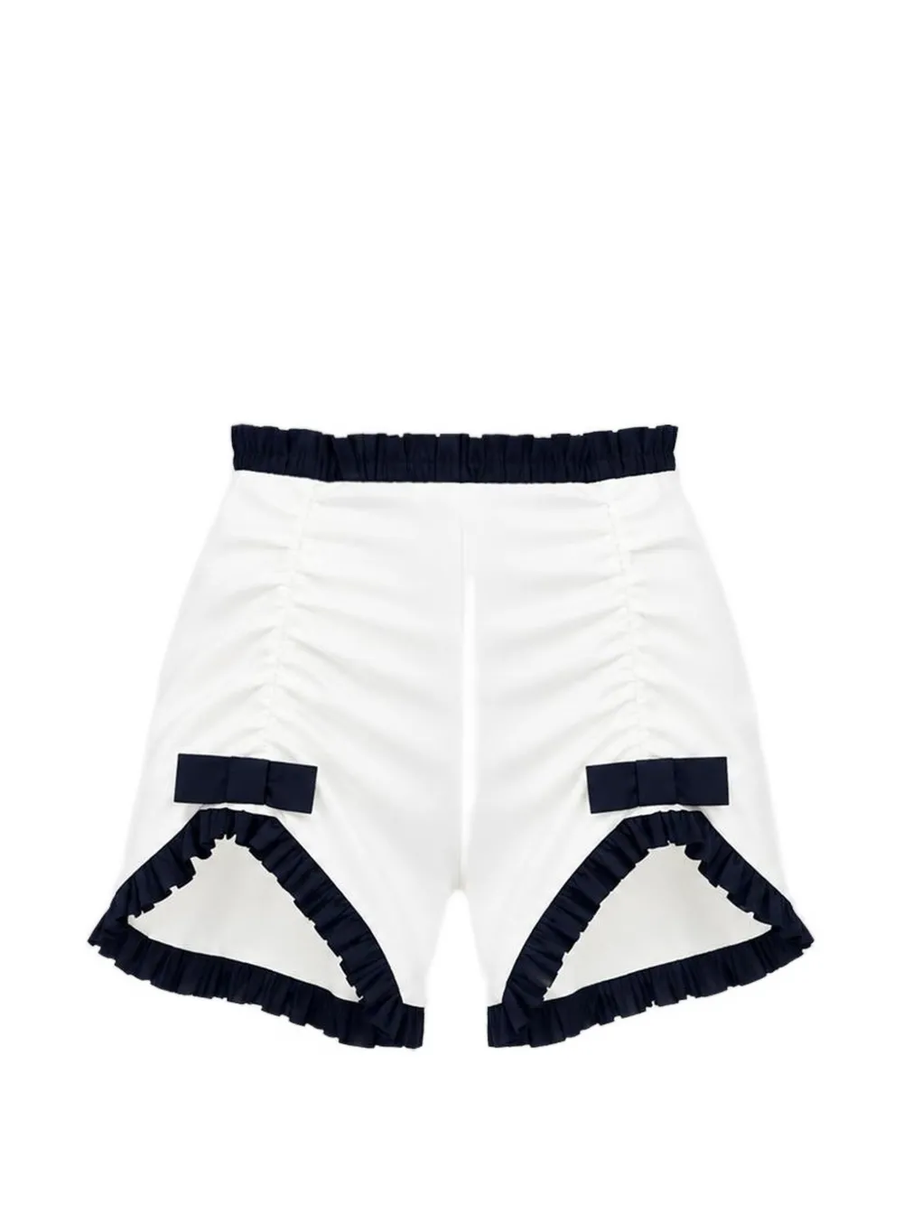 Vivetta ruffled bow-detail shorts