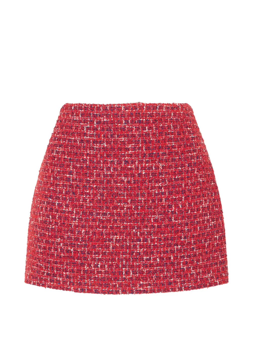 Valentino Garavani tweed A-line mini skirt - Rosso