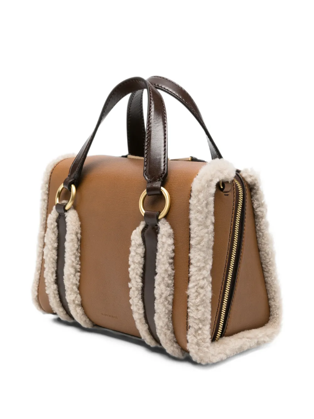 The Bridge Leren shopper Bruin