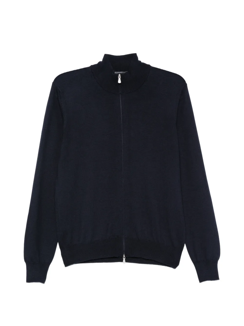 Tagliatore Raymond zip-up virgin-wool cardigan - Blau