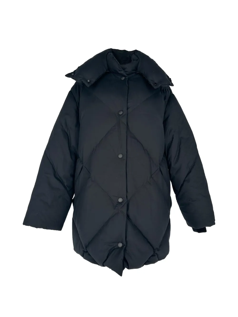 Burberry Pre-Owned Diamond quilted coat - Nero