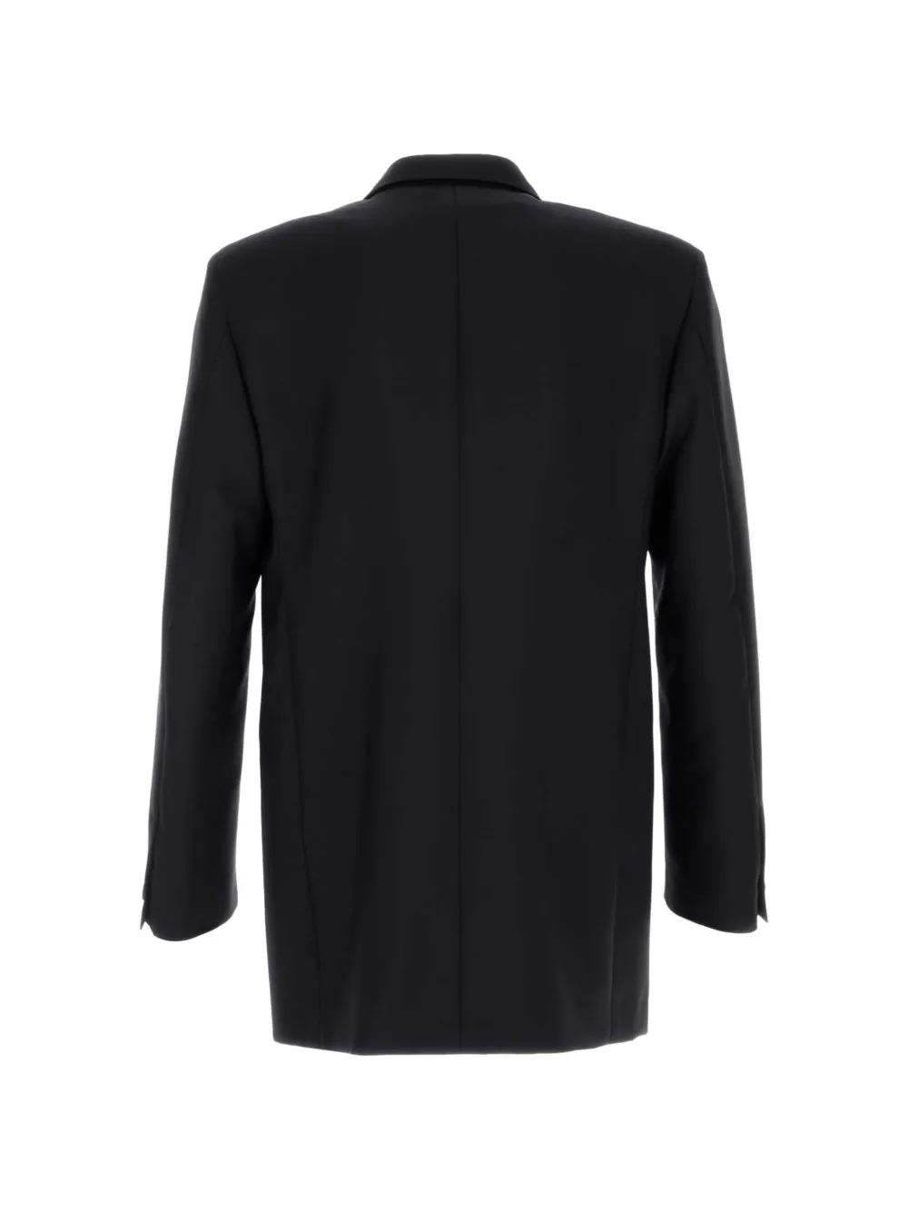 Jil Sander single-breasted notched-lapel blazer Blauw