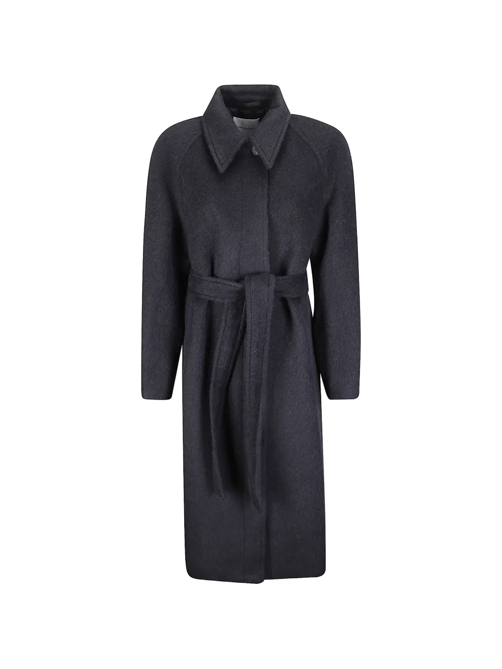 Studio Nicholson belted curved-shoulder coat - Grigio