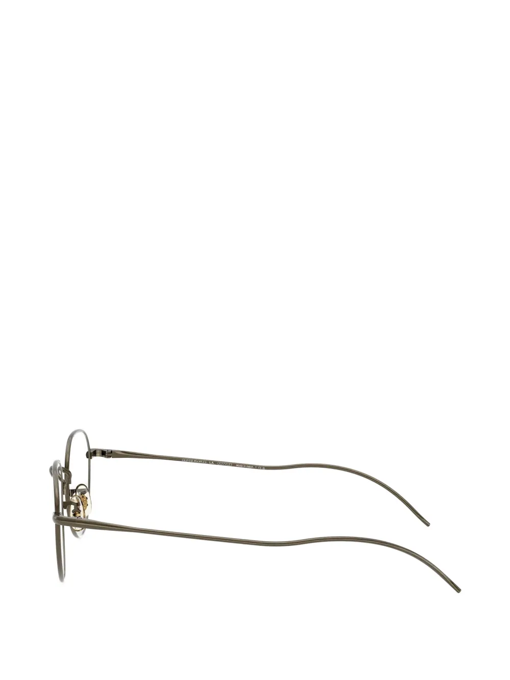 Oliver Peoples TK-16 bril met rond montuur Zilver
