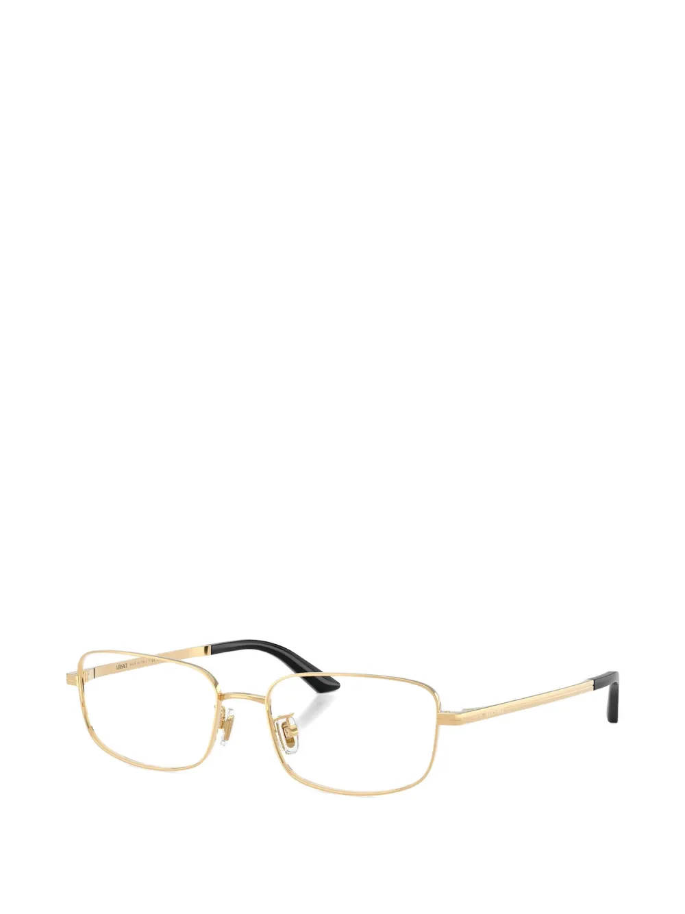 Versace Eyewear Bril met rechthoekig montuur Goud