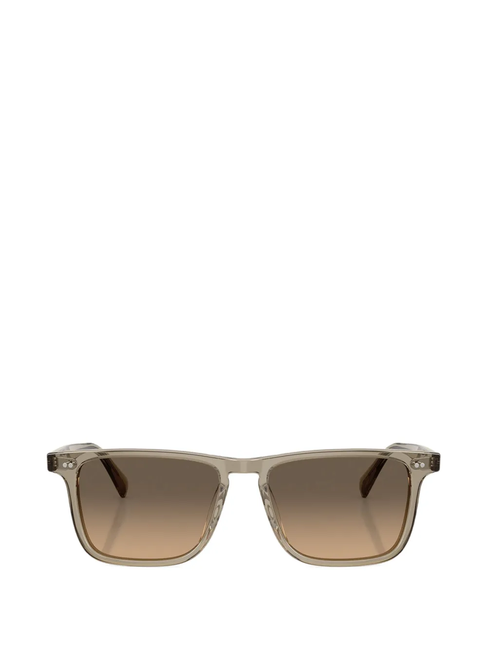 Oliver Peoples Brano zonnebril met vierkant montuur Grijs