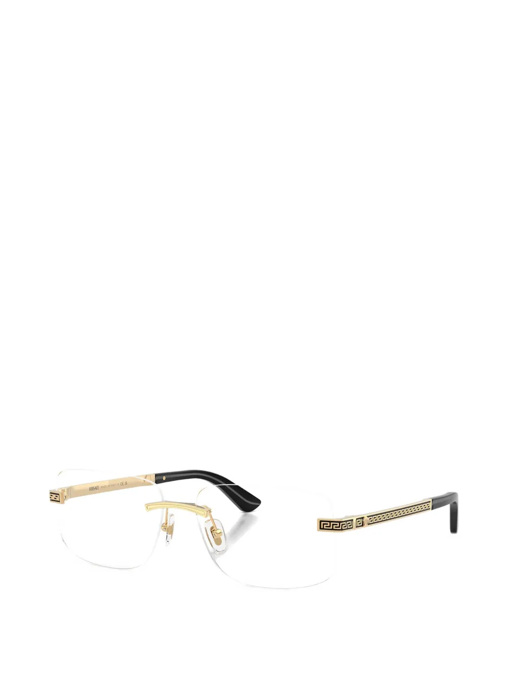 Versace Eyewear Bril met randloos montuur Goud