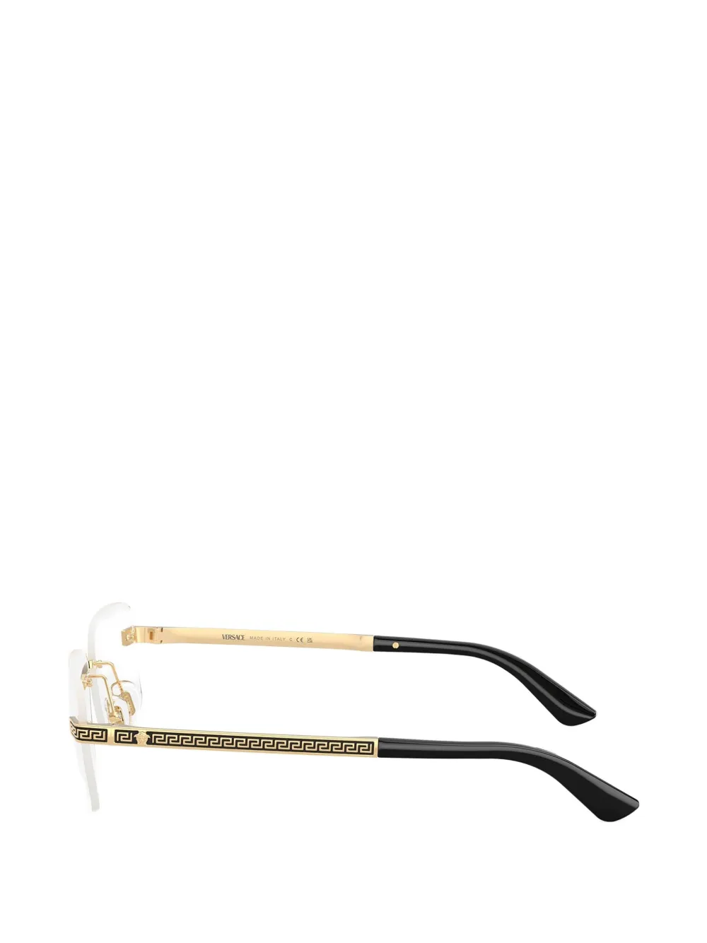 Versace Eyewear Bril met randloos montuur Goud