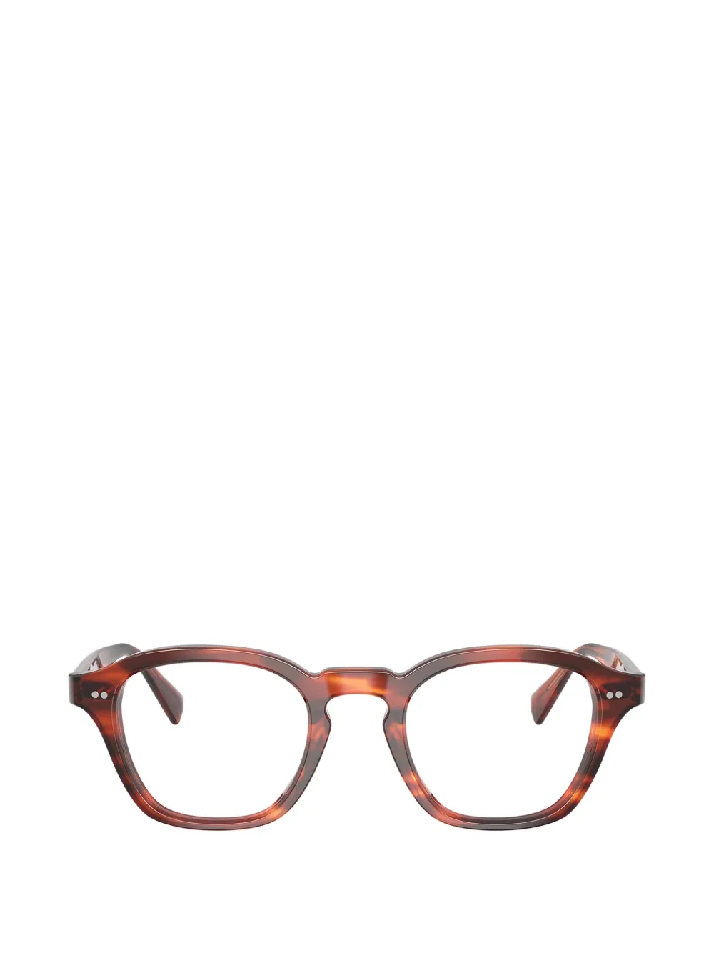 Oliver Peoples Eyles-R bril met schildpadmotief Bruin
