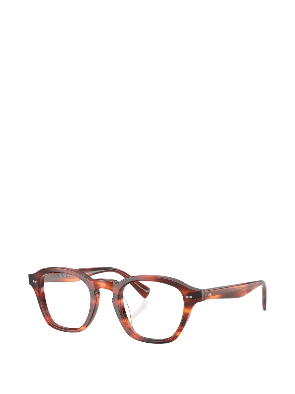 Oliver Peoples Eyles-R bril met schildpadmotief Bruin