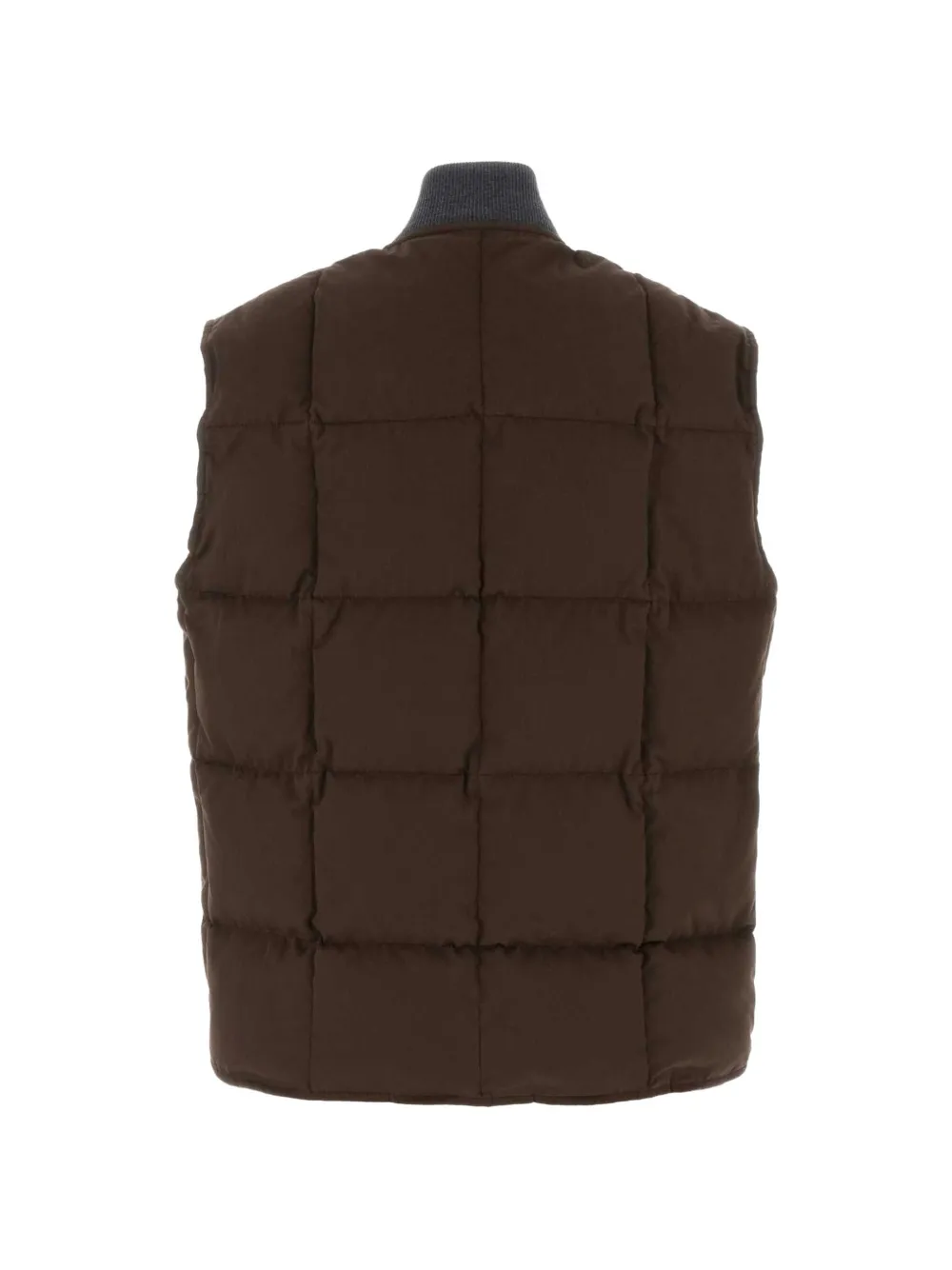 Miu Gabardine bodywarmer Bruin