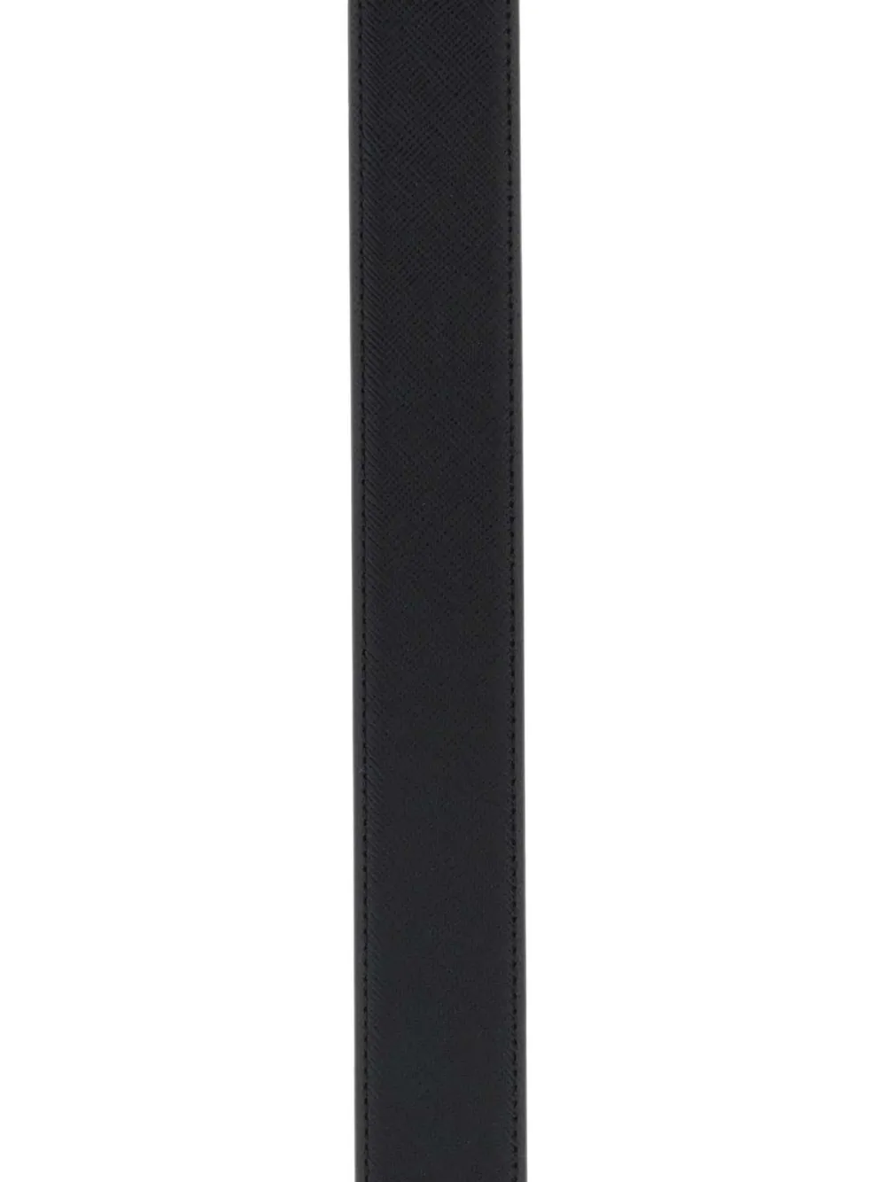 Montblanc logo-plate leather belt Zwart