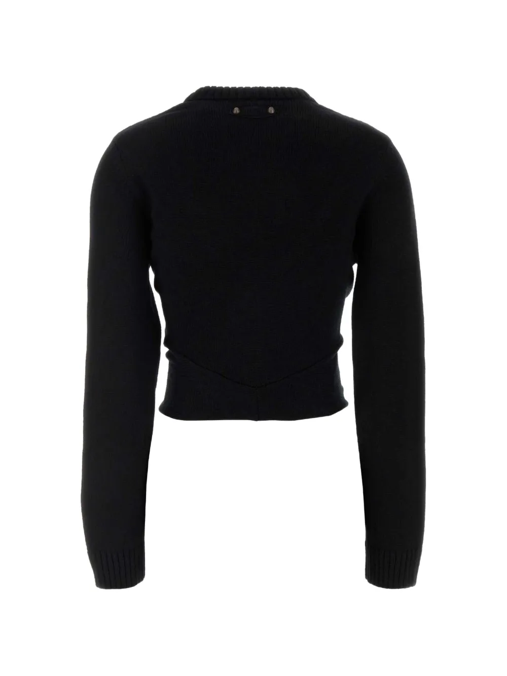 Balenciaga Wollen cropped trui Zwart