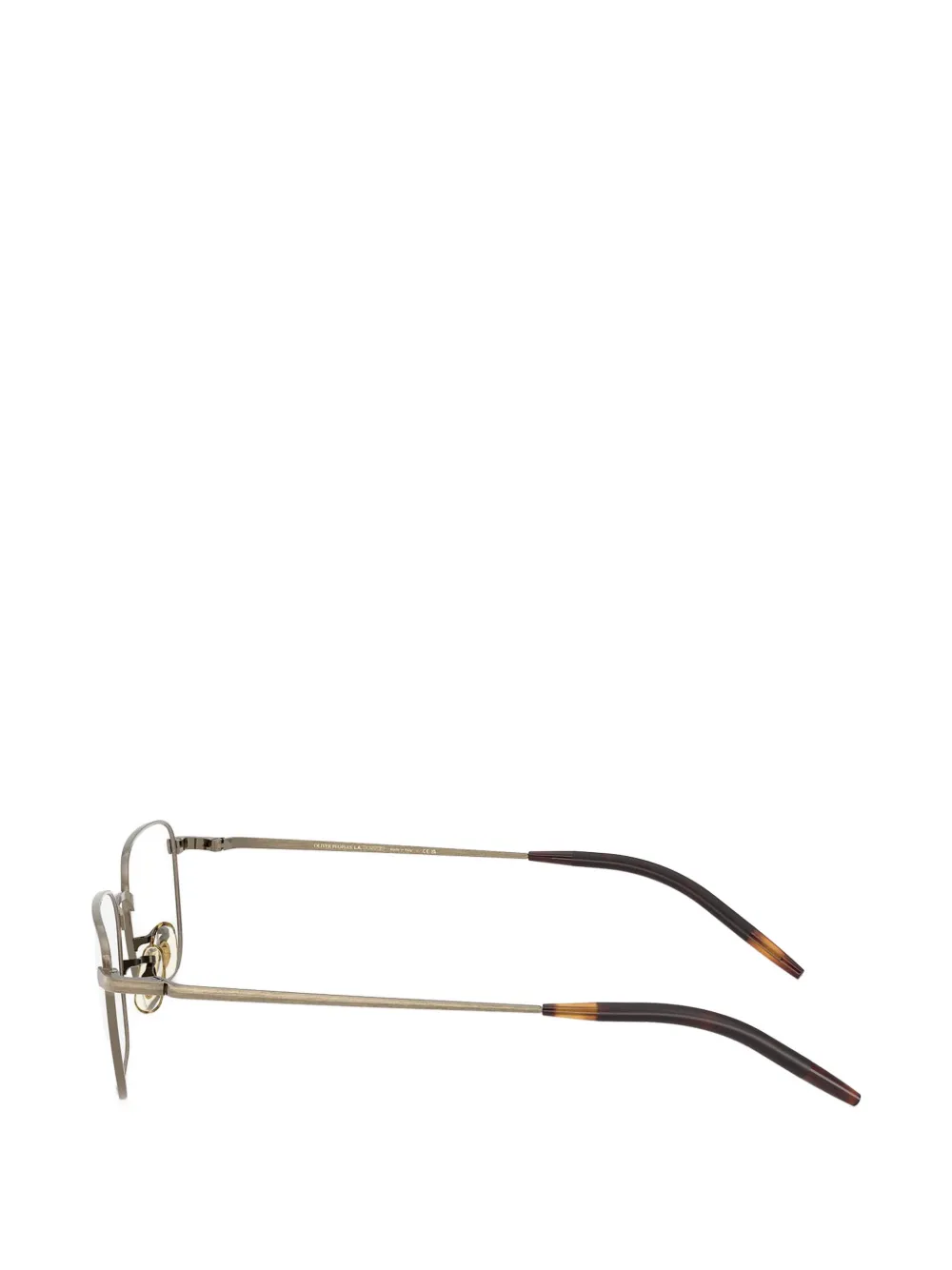 Oliver Peoples Standen bril met rechthoekig montuur Zilver