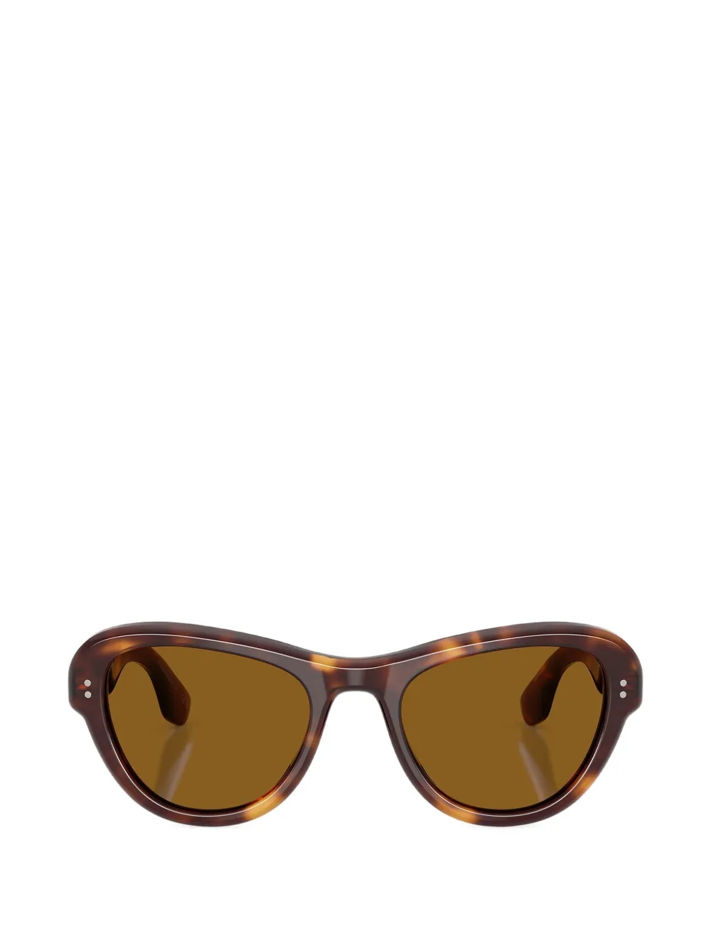 Oliver Peoples Encina cat-eye frame sunglasses - Braun