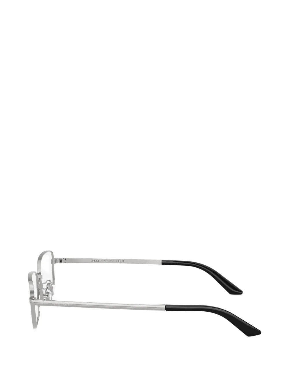 Versace Eyewear Bril met rechthoekig montuur Zilver
