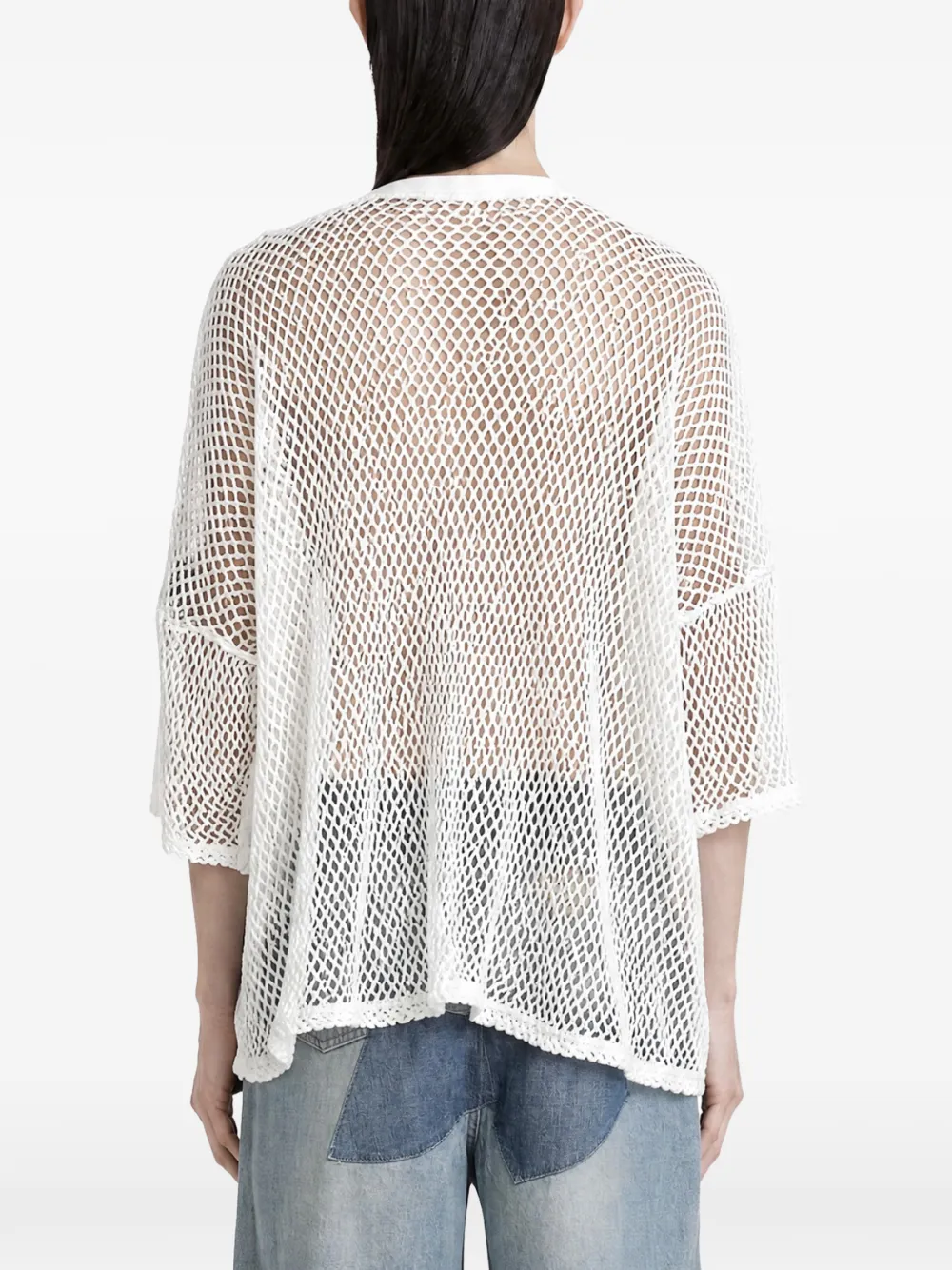 KAPITAL Katabira T-shirt met grafische print Wit