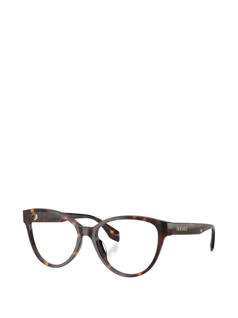 Versace Eyewear Bril met cat-eye montuur Bruin