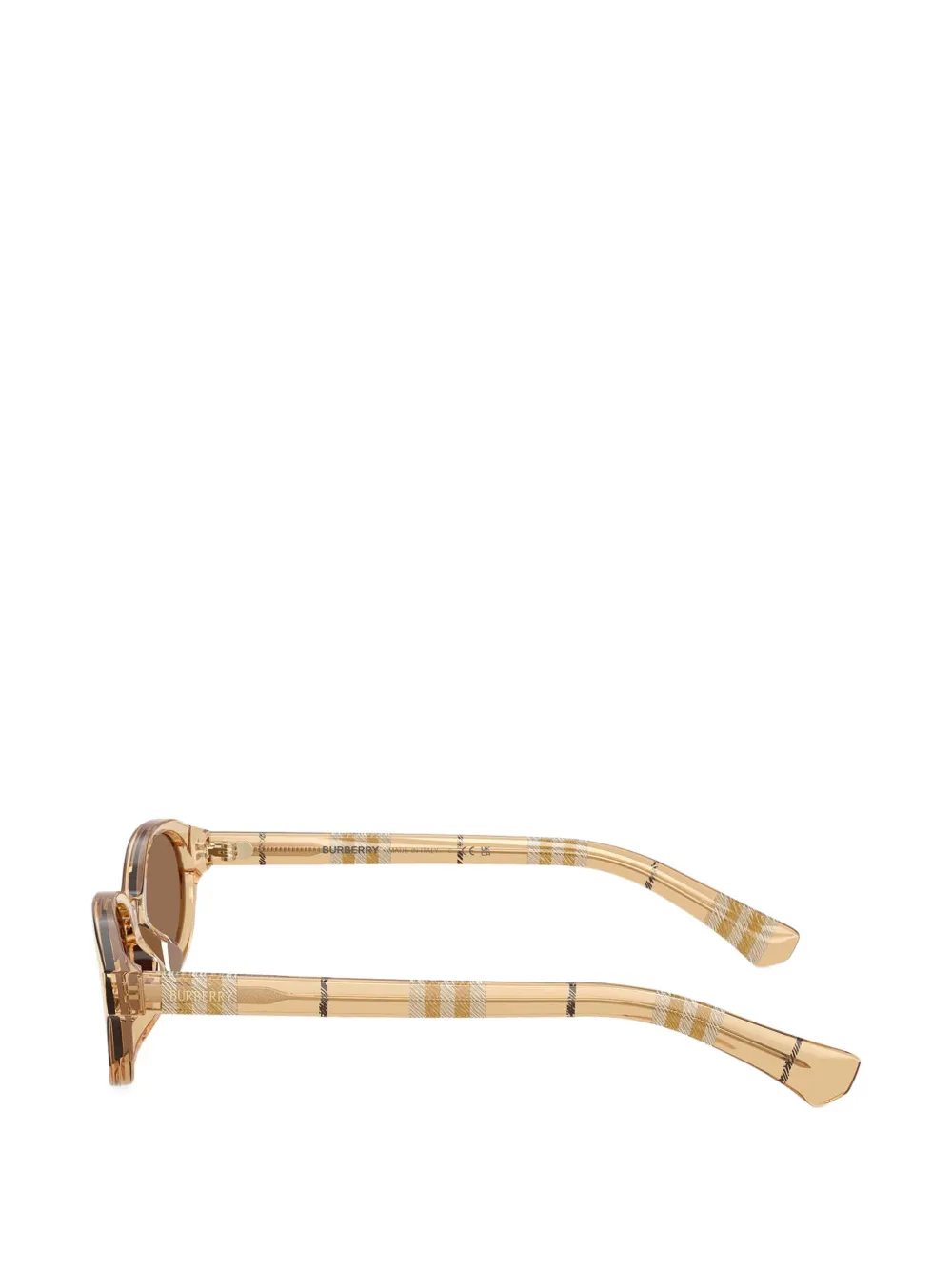 Burberry Eyewear Zonnebril met ovaal montuur Oranje