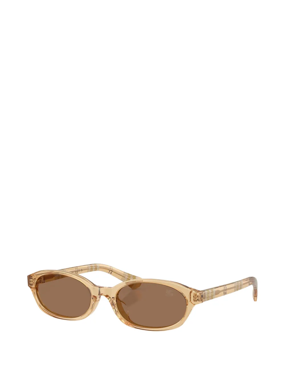 Burberry Eyewear Zonnebril met ovaal montuur Oranje