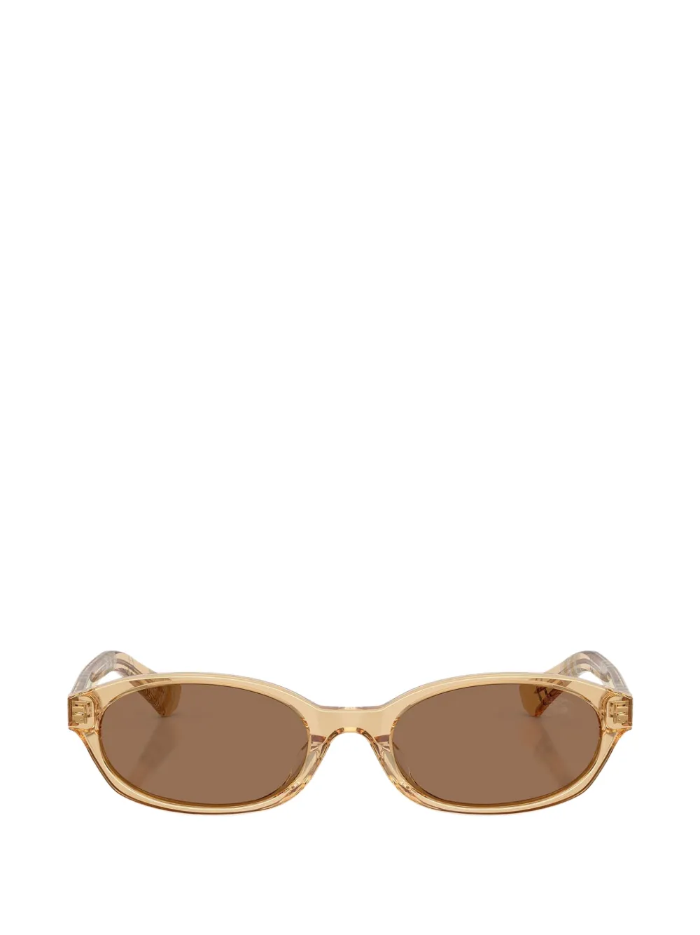 Burberry Eyewear Zonnebril met ovaal montuur Oranje