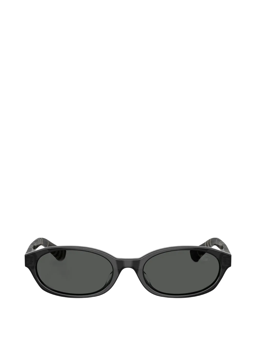 Burberry Eyewear Zonnebril met ovalen montuur Grijs