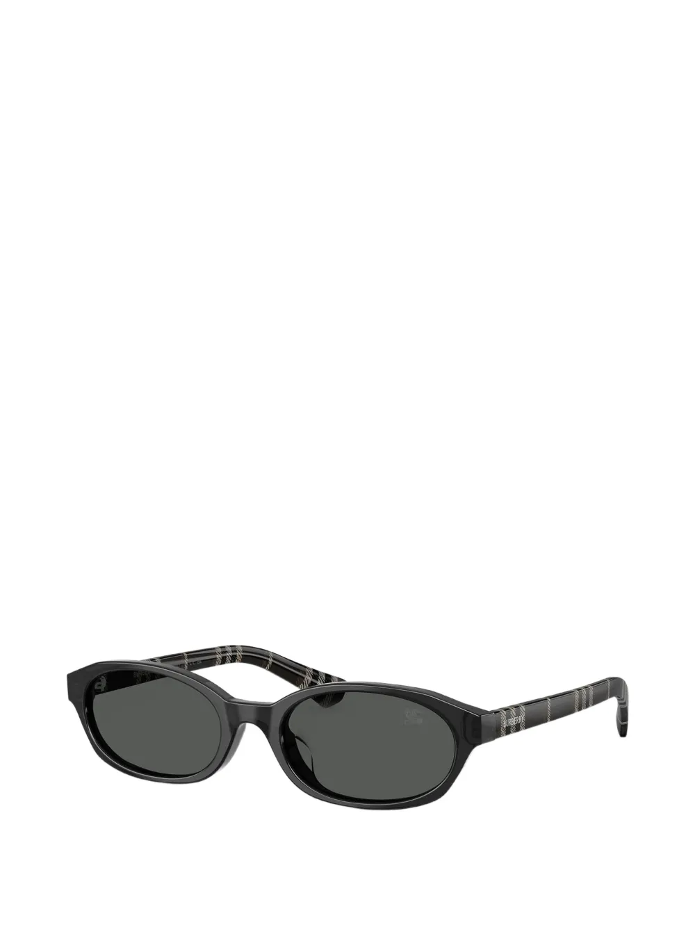 Burberry Eyewear Zonnebril met ovalen montuur Grijs
