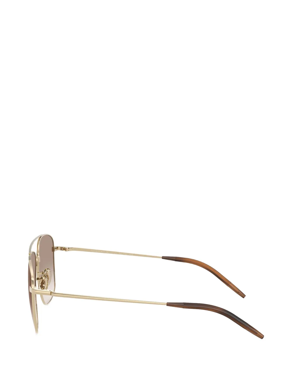 Oliver Peoples Aymes zonnebril met pilotenmontuur Goud