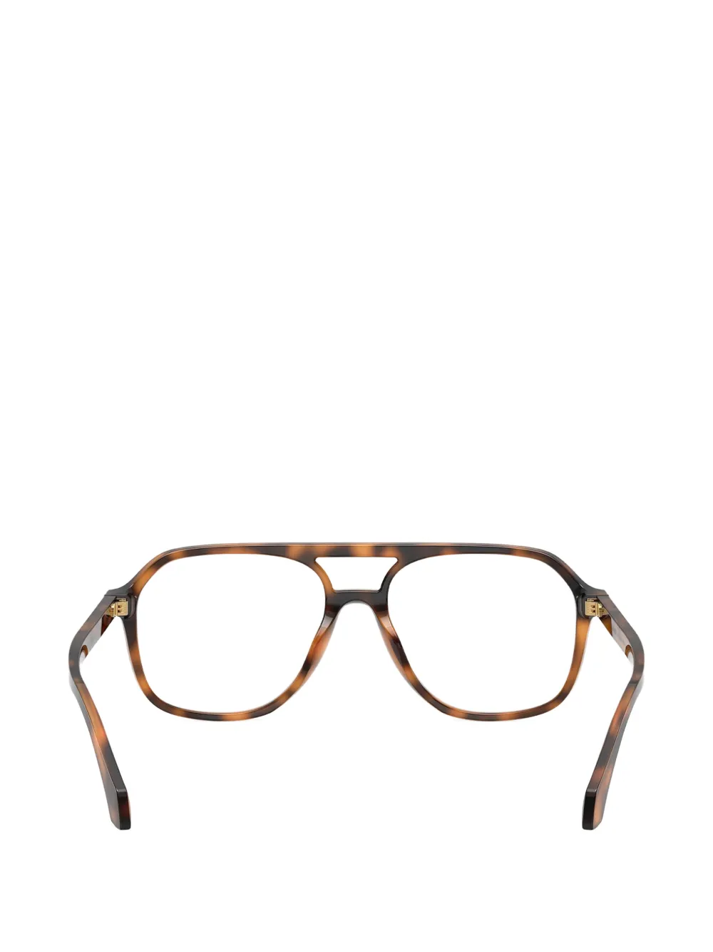 Versace Eyewear Bril met piloten montuur Bruin